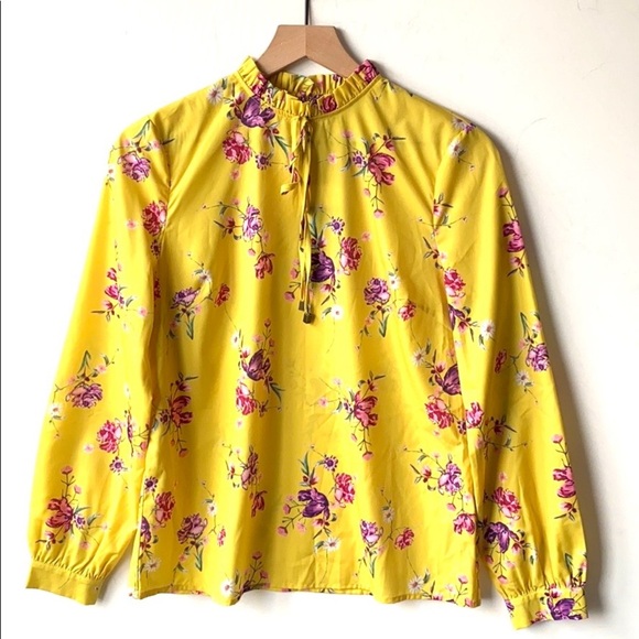 Fashion Union Floral long sleeve Top, Size 6, NWT - Picture 6 of 10